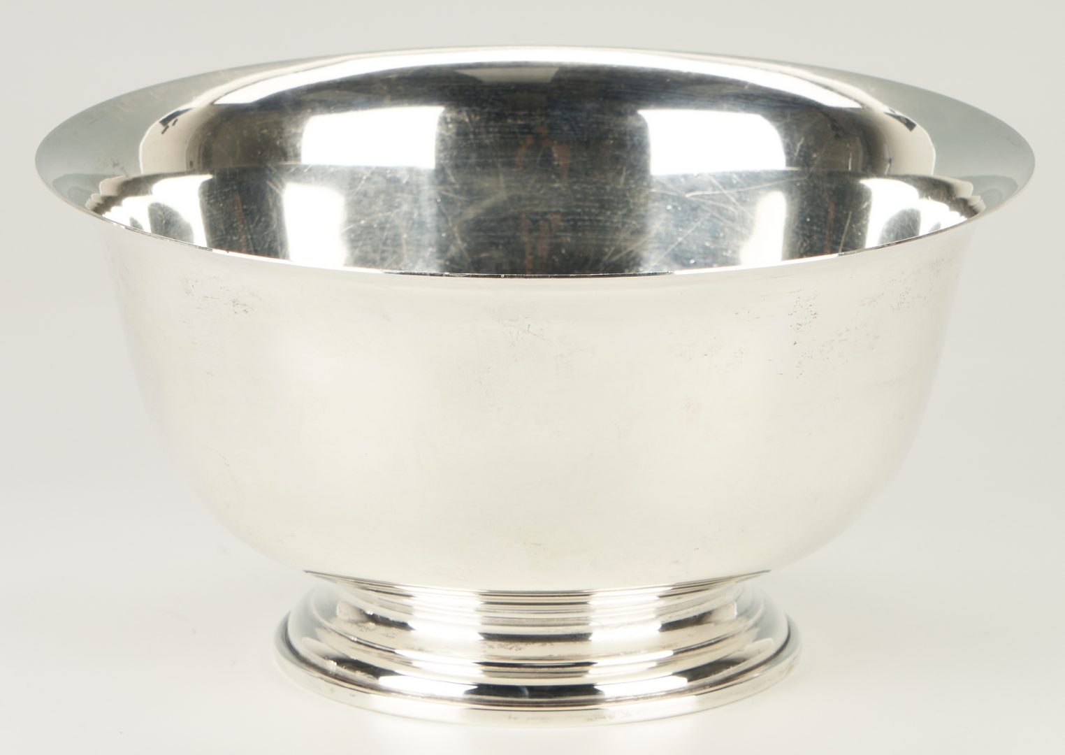 Lot 439: 4 Sterling Silver Hollowware Items, incl. Tiffany Pot & Cartier Bowl