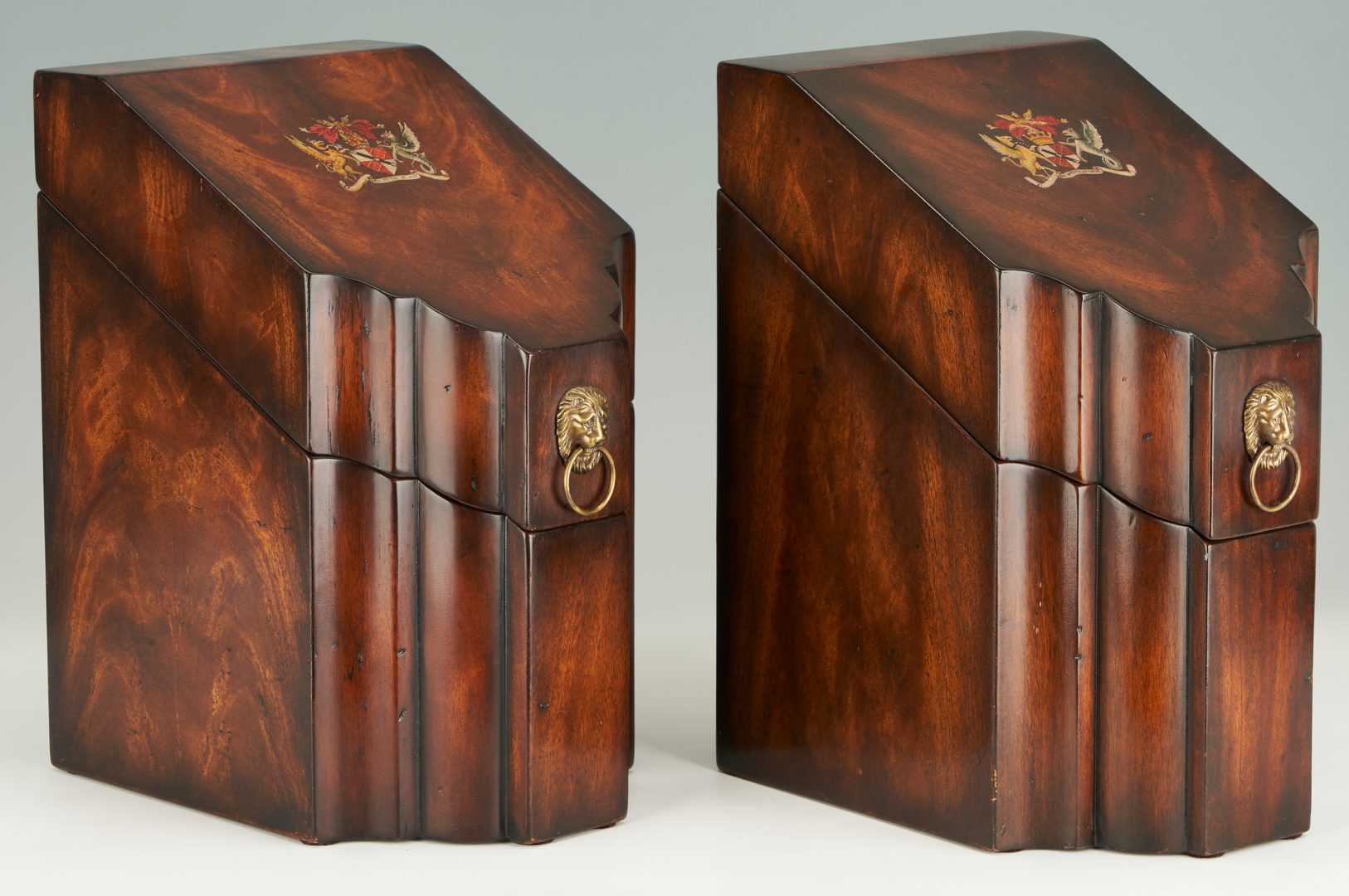 Lot 445: Pair Theodore Alexander Althorp Reproduction Knife Boxes