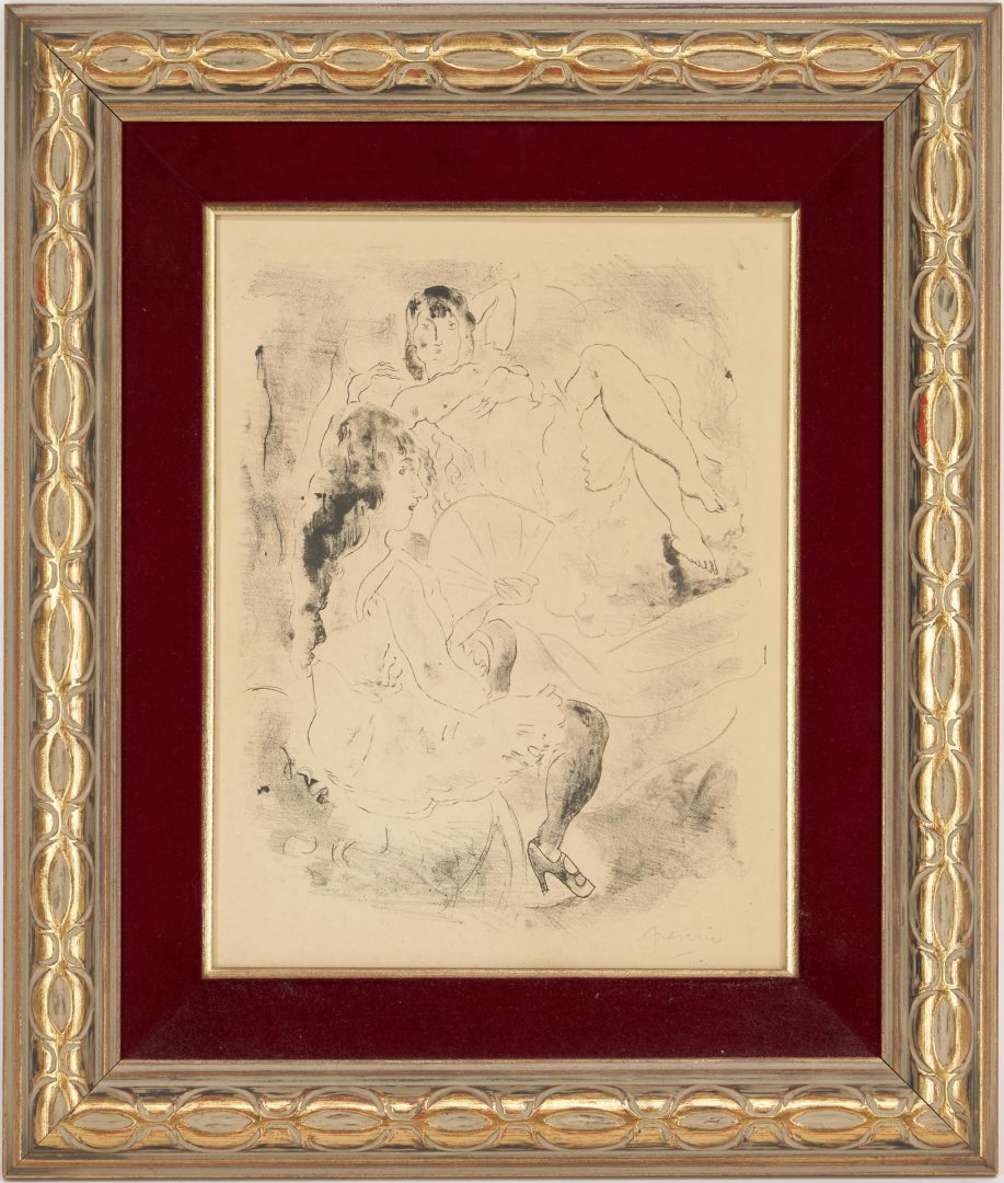 Lot 459: 2 Lithographs, Pierre-Auguste Renoir & Jules Pascin