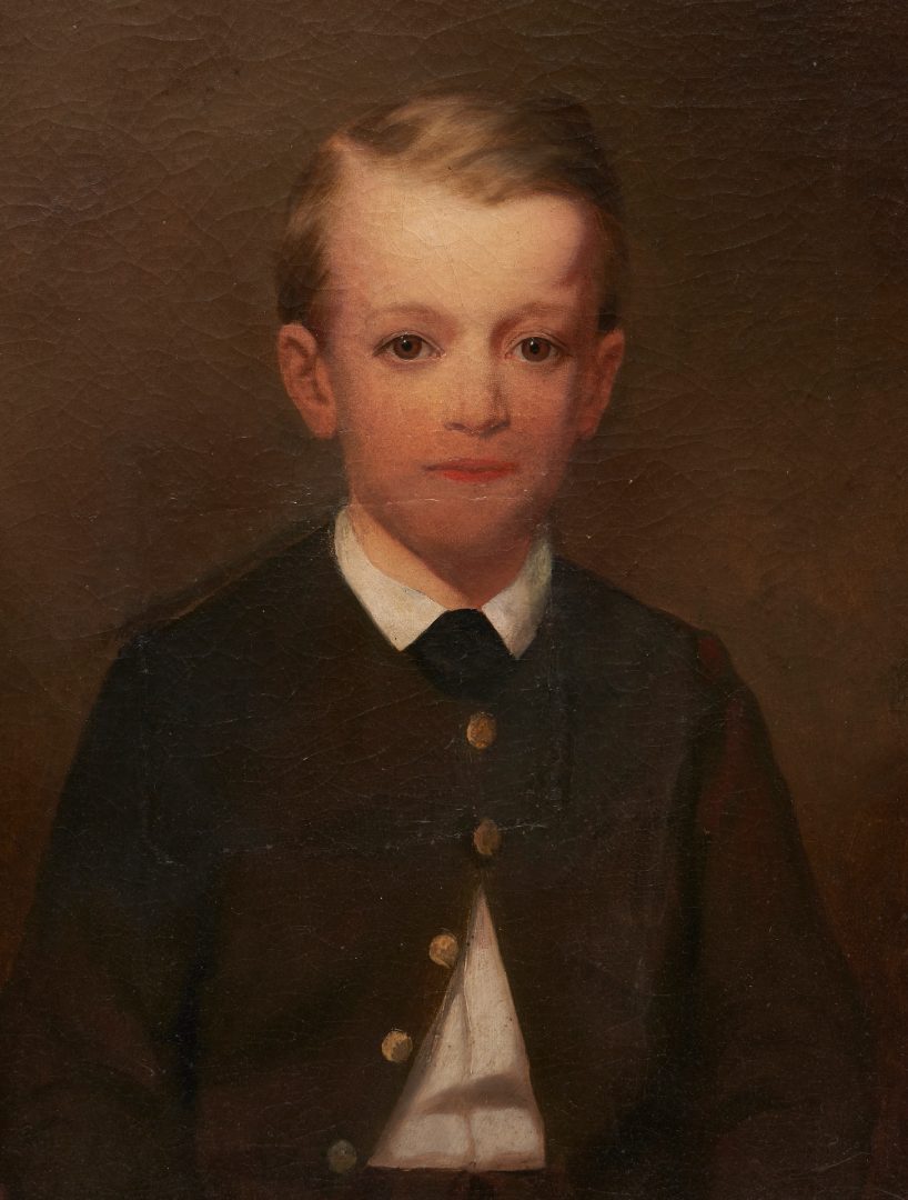 Lot 494: William Cooper TN Portrait of a Little Boy