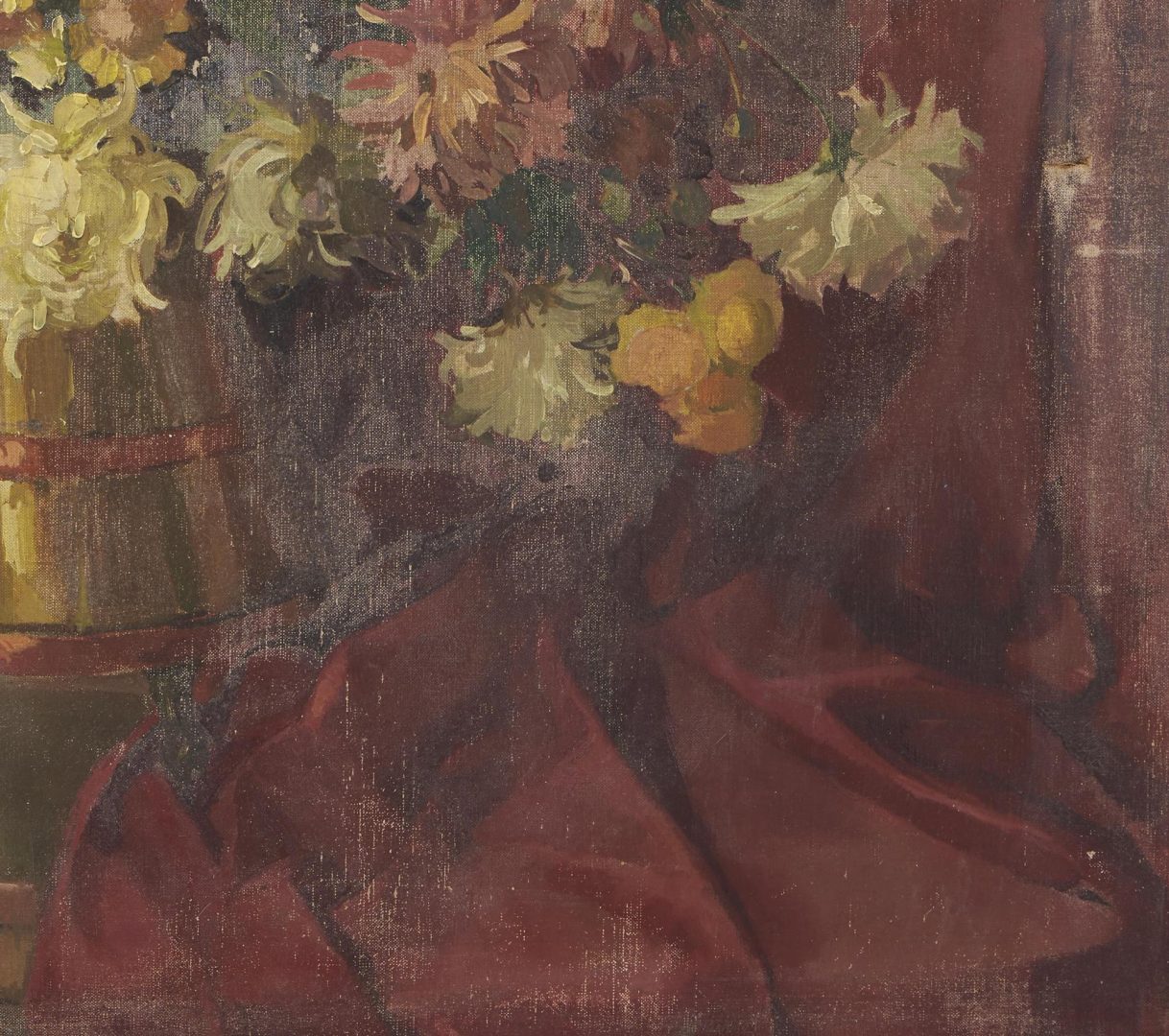 Lot 511: Nell Walker Warner O/C Floral Still Life Painting