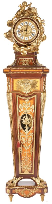 Lot 538: Franz Hermle Louis XV Style Tall Case Clock