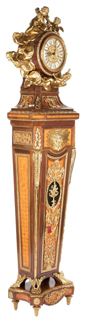 Lot 538: Franz Hermle Louis XV Style Tall Case Clock