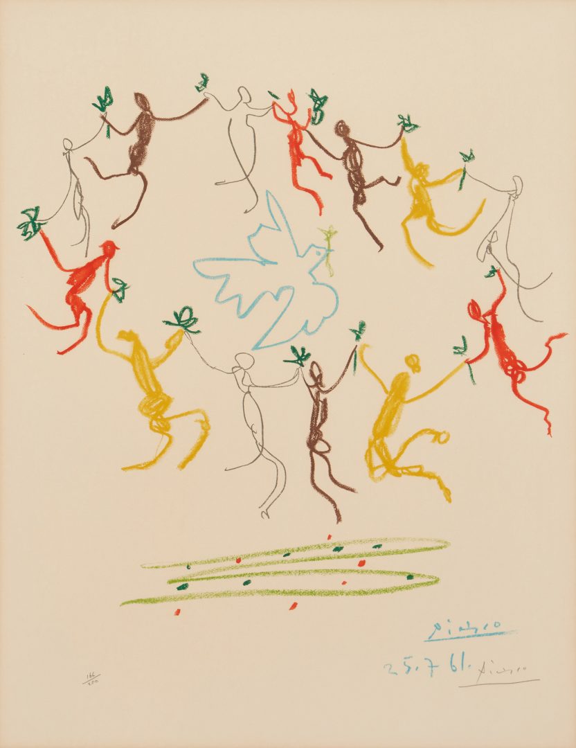 Lot 578: 2 Picasso Lithographs, Dance of Youth & Carnet de la Californie