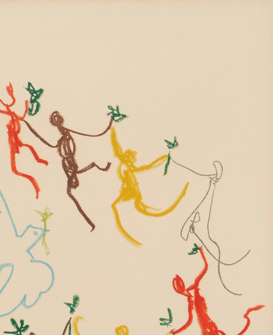 Lot 578: 2 Picasso Lithographs, Dance of Youth & Carnet de la Californie