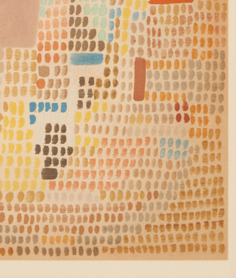 Lot 584: Paul Klee Lithograph, Numbered & Signed