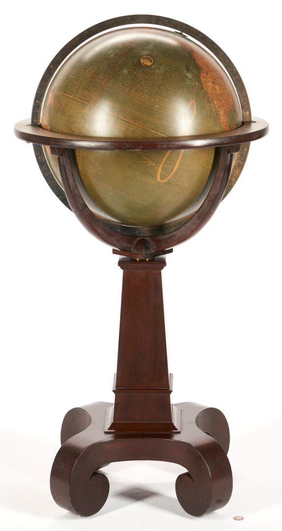 Lot 636: C. S. Hammond & Co. 18 Inch Terrestrial Globe on Stand