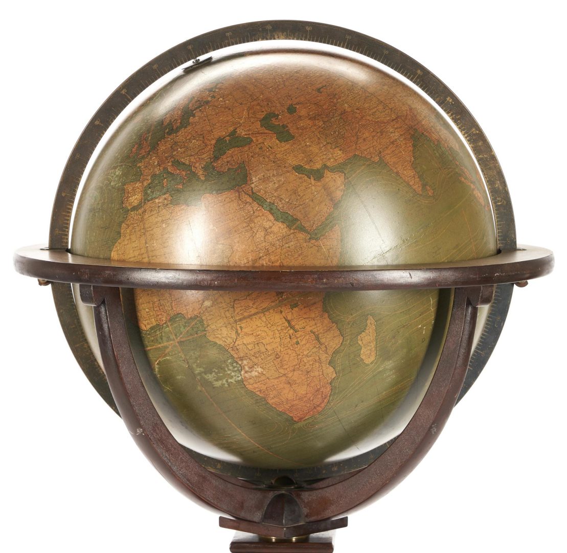 Lot 636: C. S. Hammond & Co. 18 Inch Terrestrial Globe on Stand