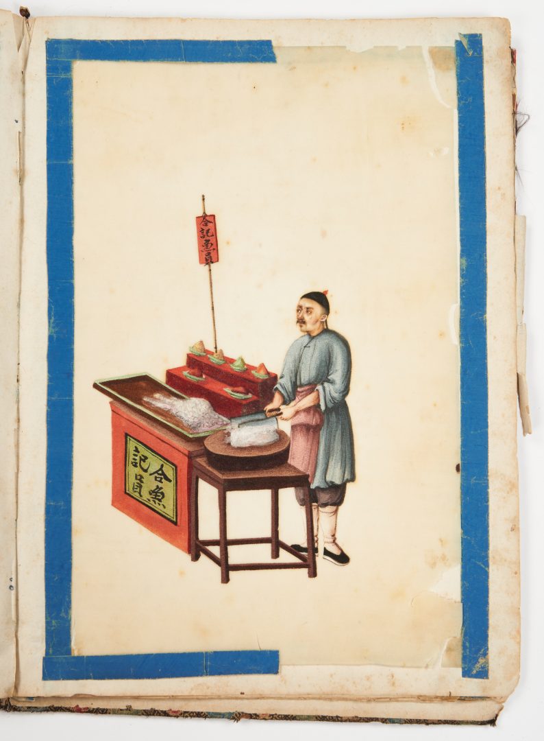 Lot 645: James Fulton Archive, incl. Chinese Paintings, Poss. Tingqua or Youqua, ALS