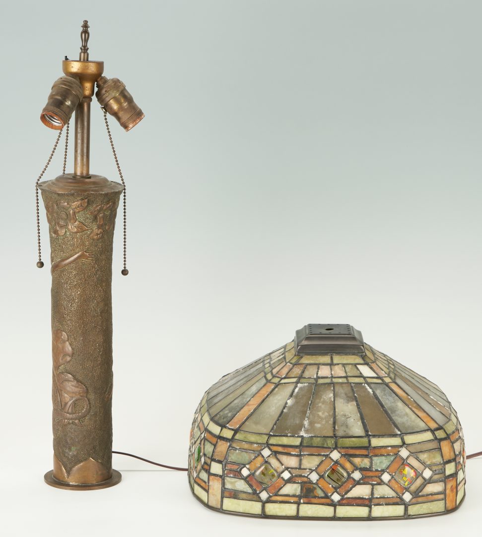 Lot 661: 32 WWI Trench Art Items, incl. Artillery Shell Lamp, Vases