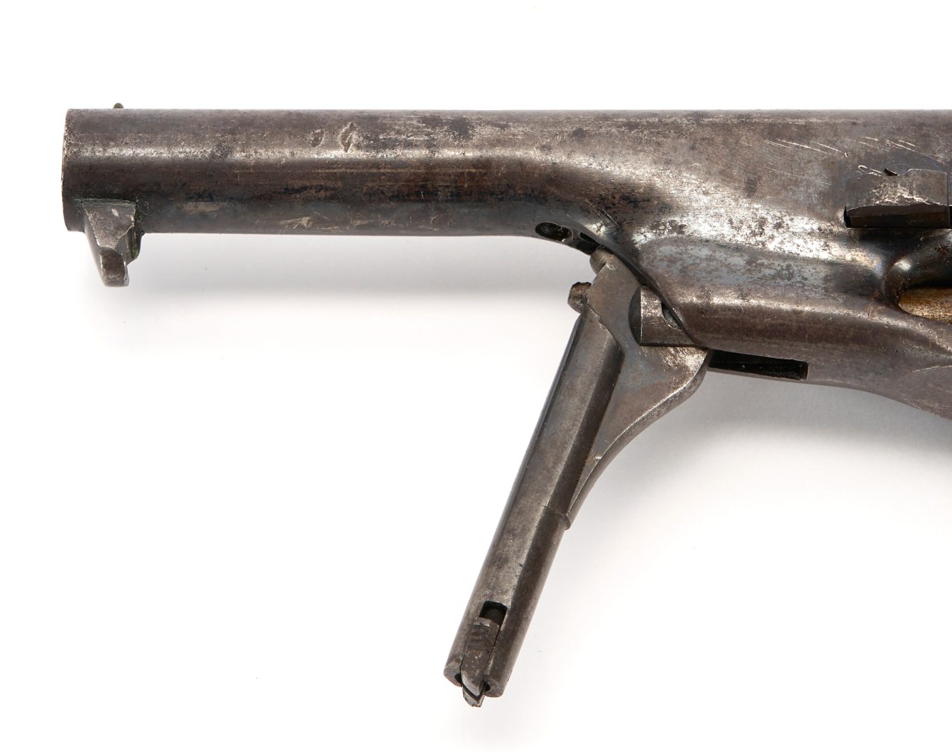 Lot 671: Civil War Colt Model 1862 Pocket Police Revolver, .36 cal.