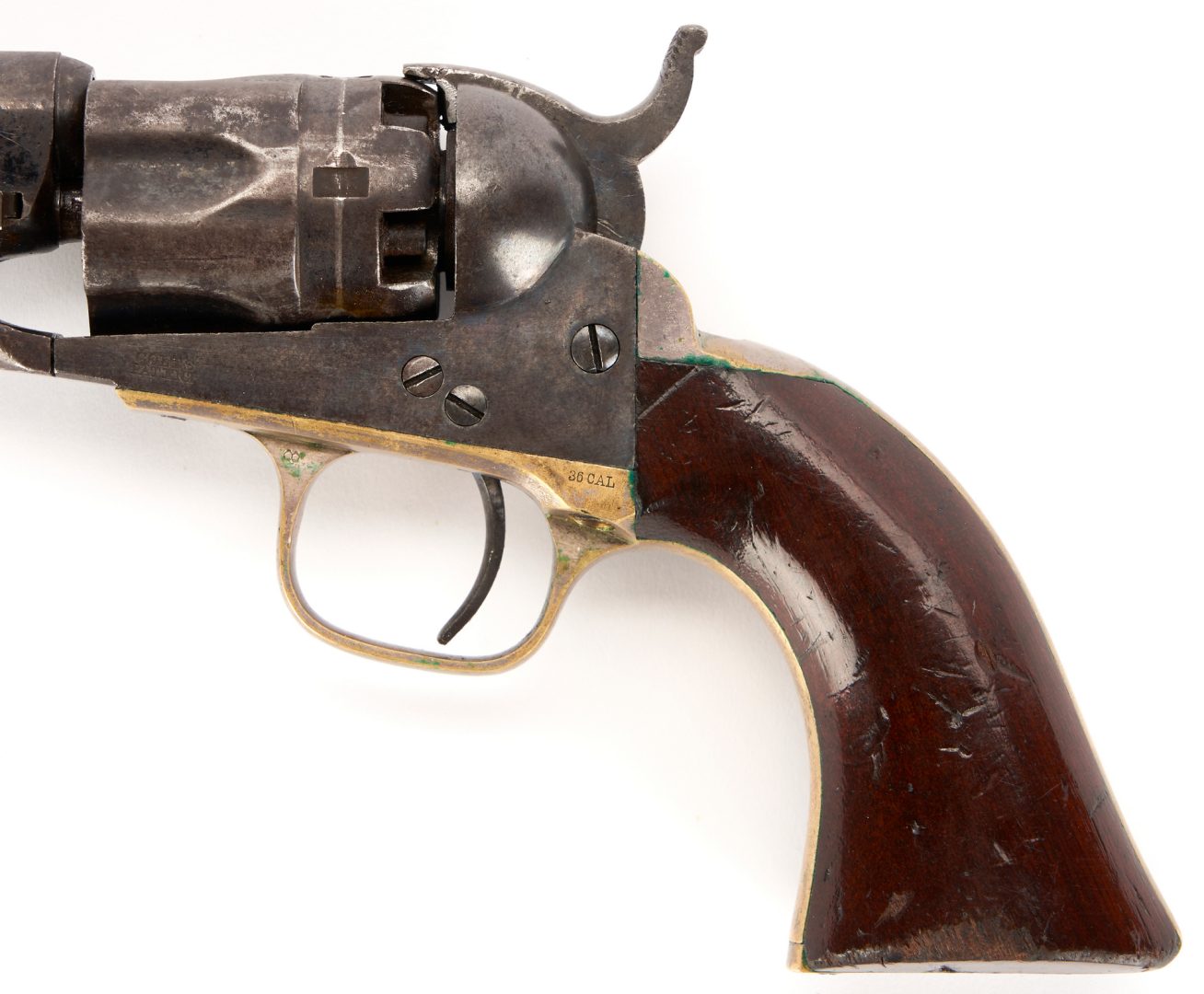 Lot 671: Civil War Colt Model 1862 Pocket Police Revolver, .36 cal.