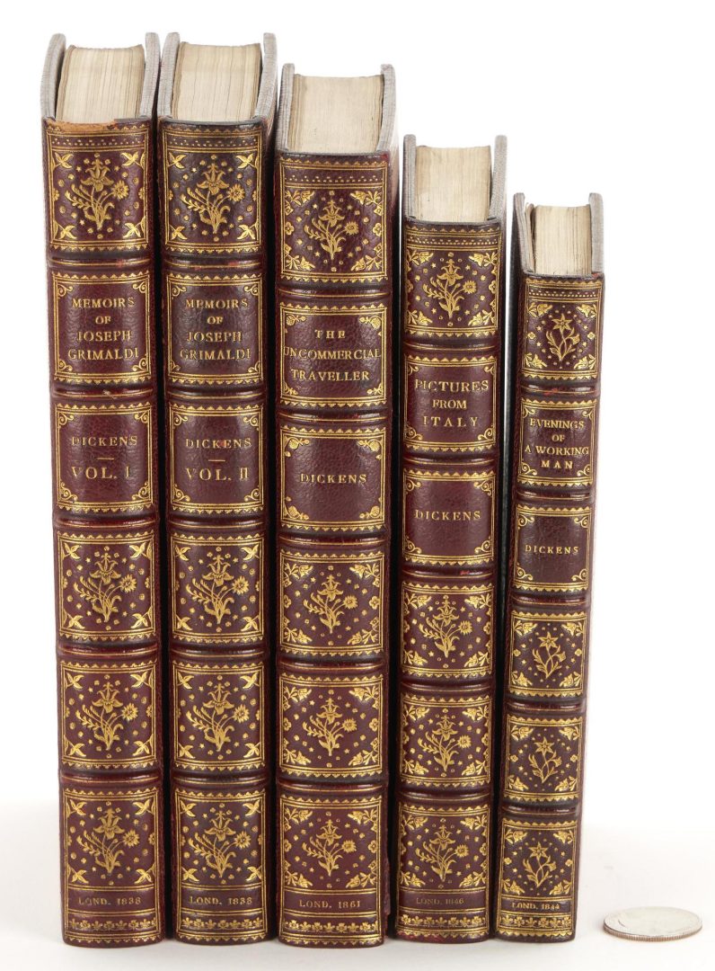 Lot 685: 5 Dickens 1st Ed. Books, incl. Edited by Author