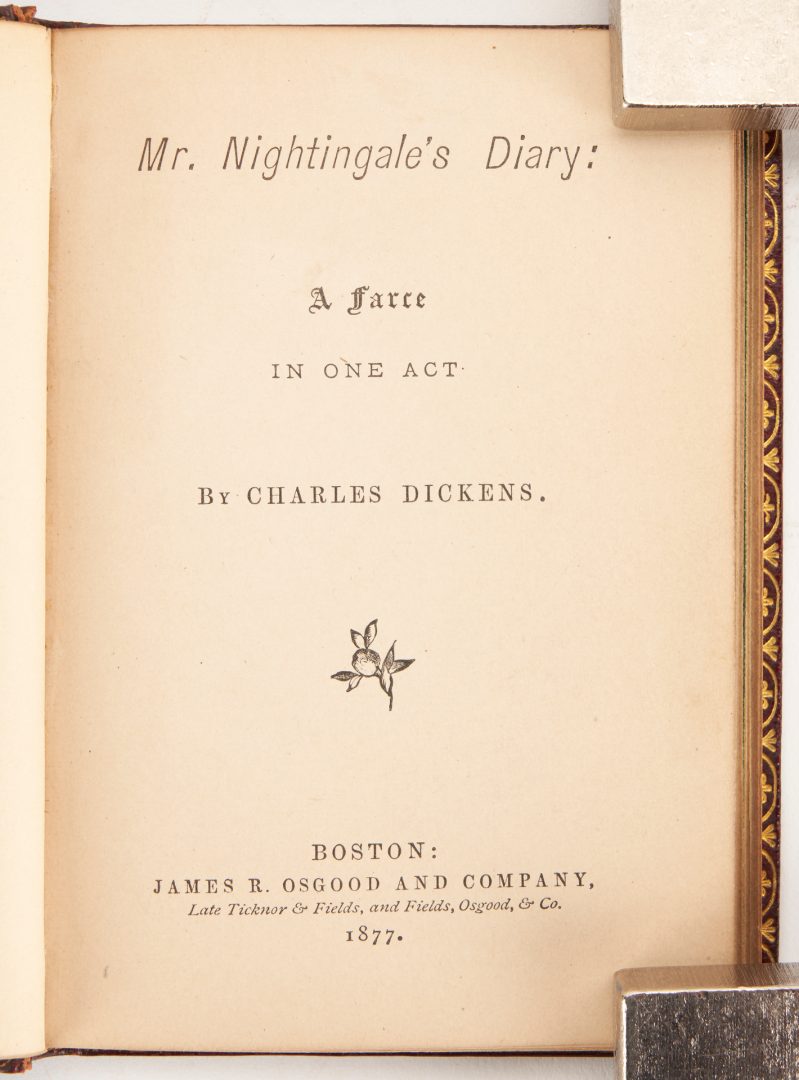 Lot 687: 10 Asst. Charles Dickens Books, incl. 1st Editions, Cruikshank