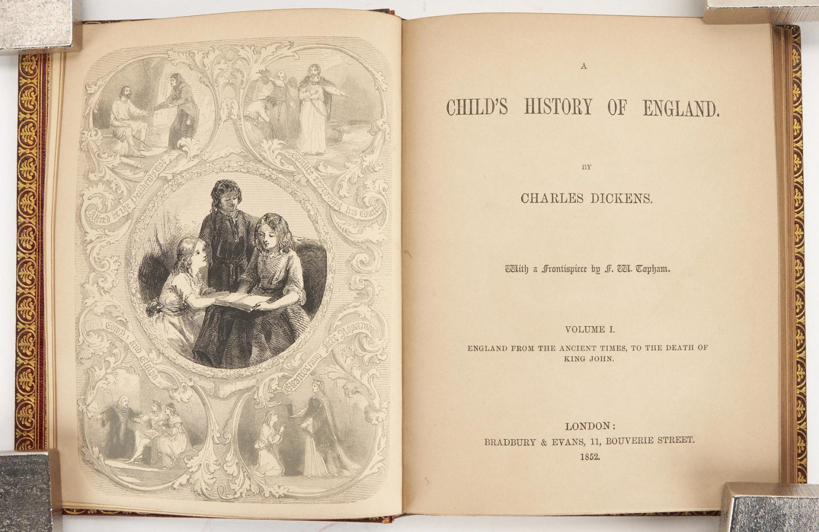 Lot 688: 13 Charles Dickens Books, Histories, Notes, Letters, incl. 1st Eds.