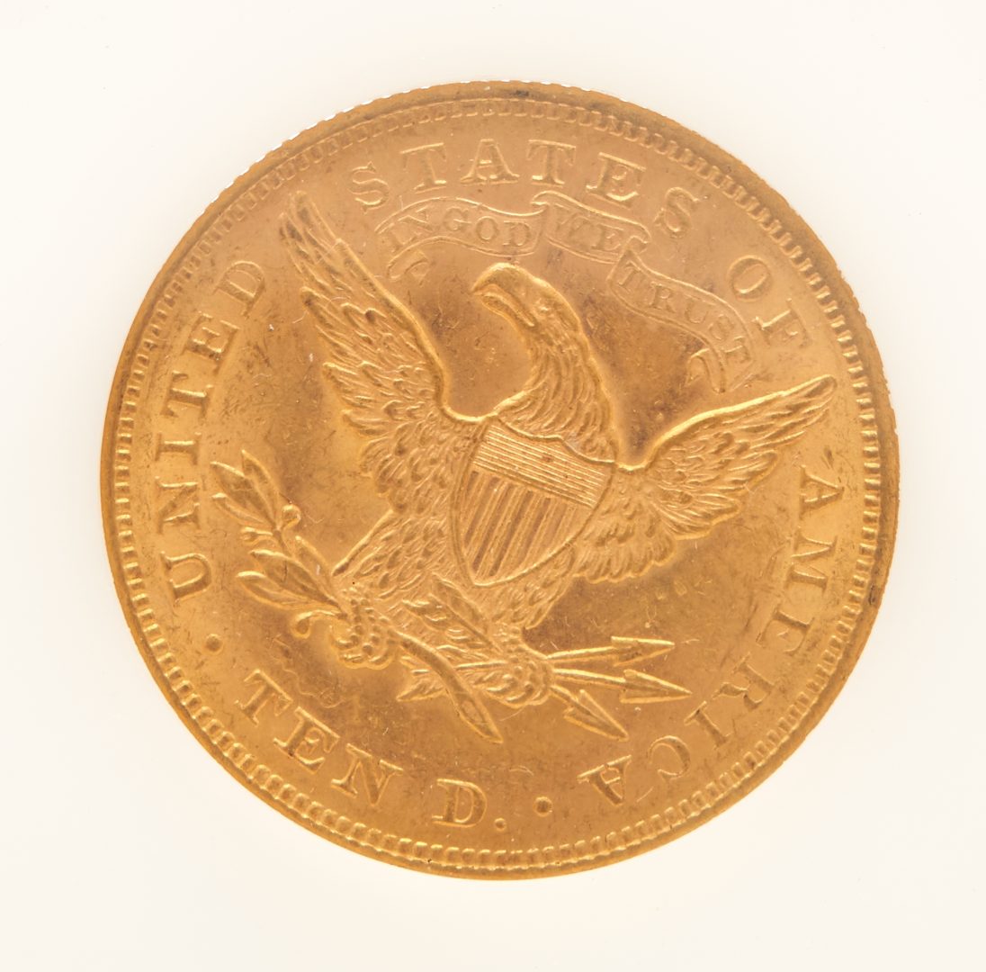 Lot 709: 1879 $10 Liberty Head Gold Eagle Coin