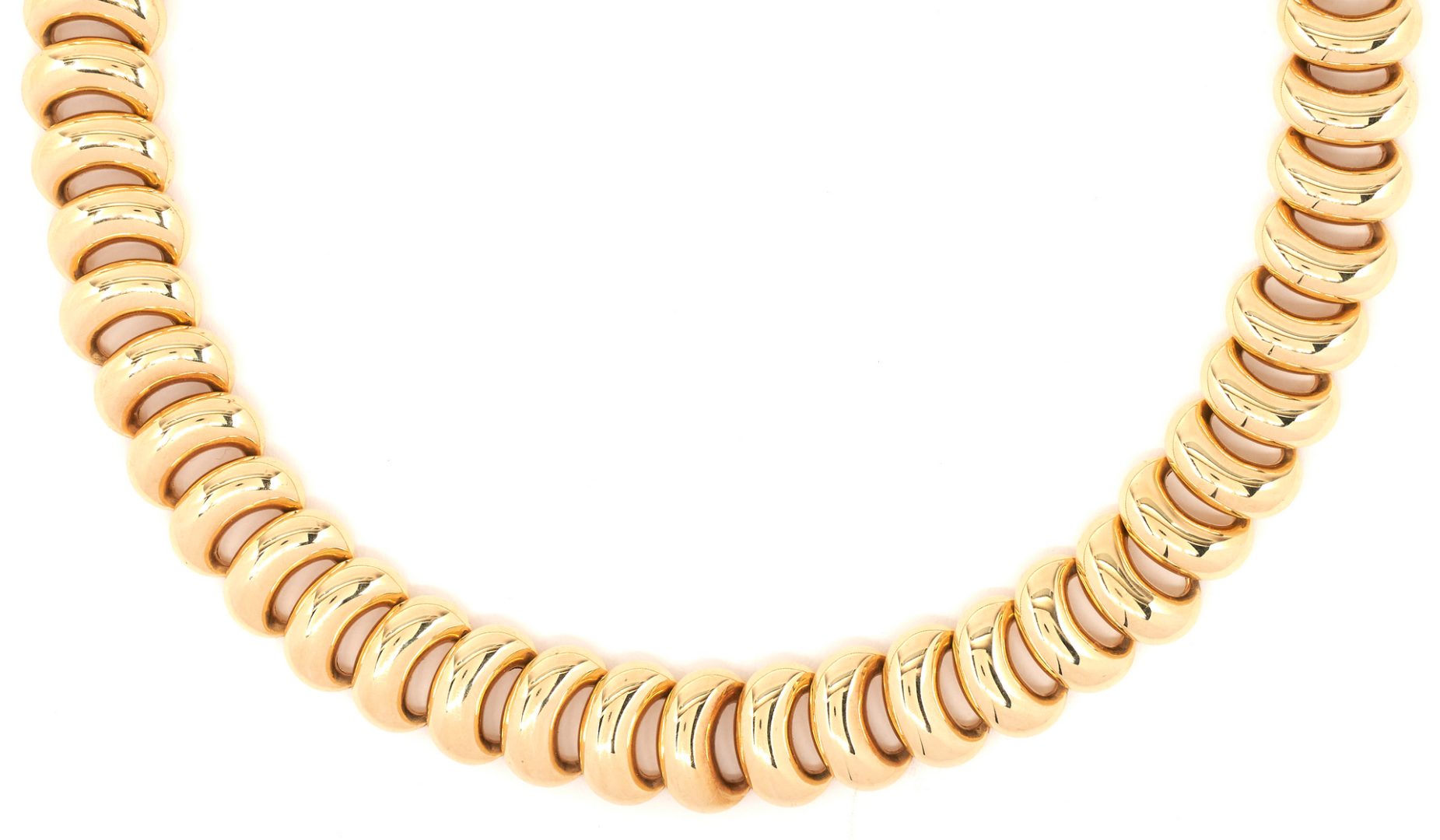 Lot 731: 14K Italian Necklace plus Earrings