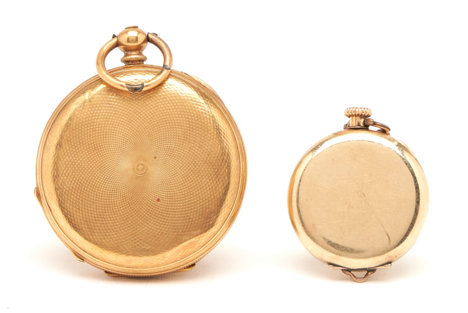 Lot 739: 2 Pocketwatches inc. Girod Gandy 18k with Coat of Arms