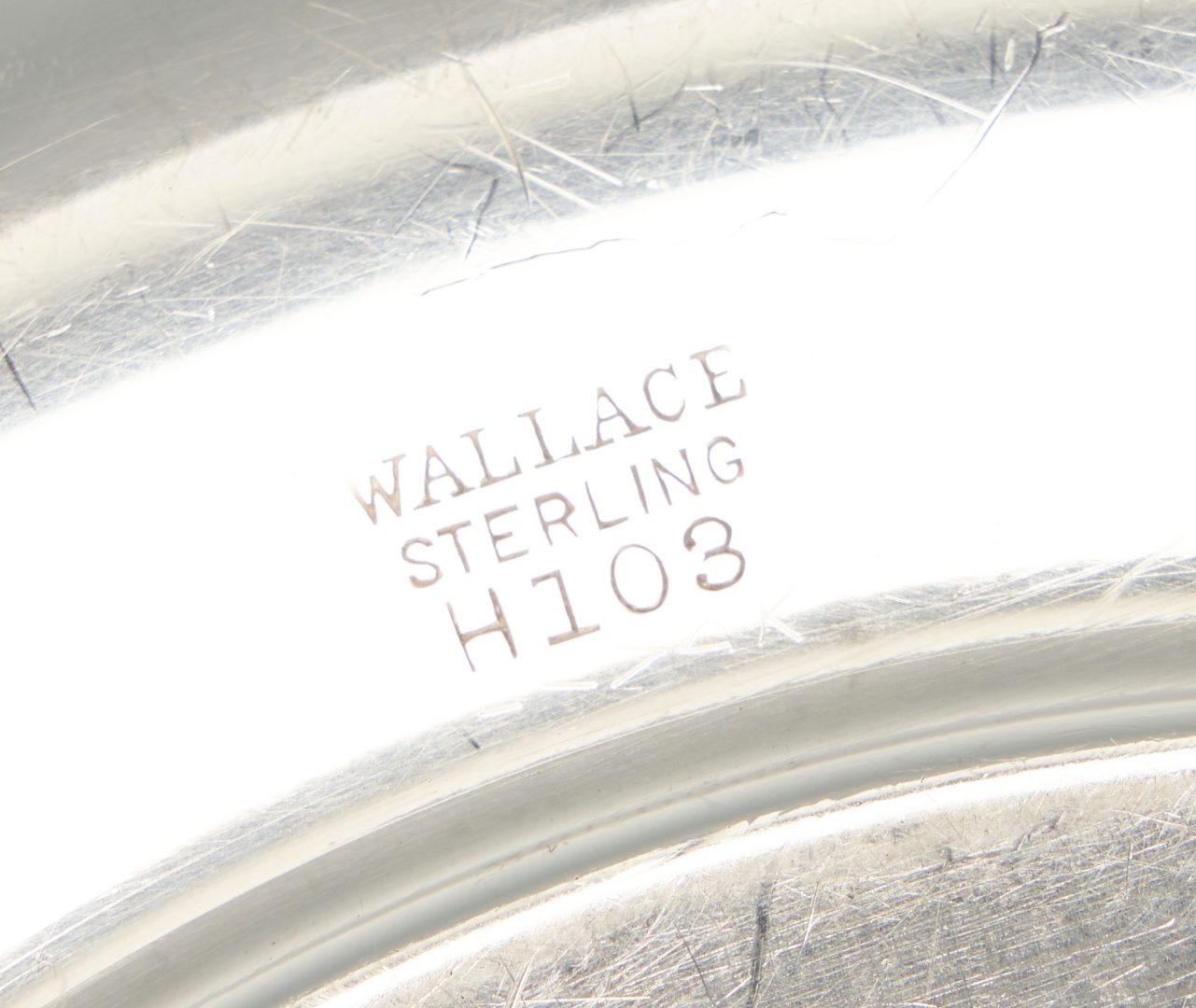 Lot 762: 5 Sterling Silver Hollowware Plates, incl. Wallace, International