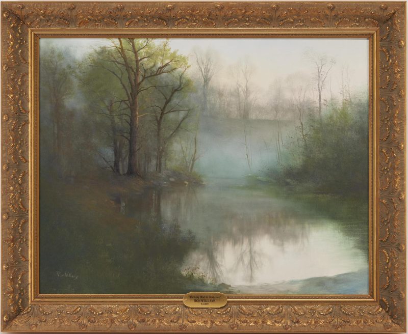 Lot 881: Ron Williams O/C, Morning Mist in Tennessee
