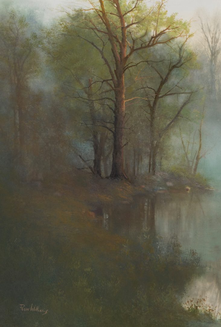 Lot 881: Ron Williams O/C, Morning Mist in Tennessee
