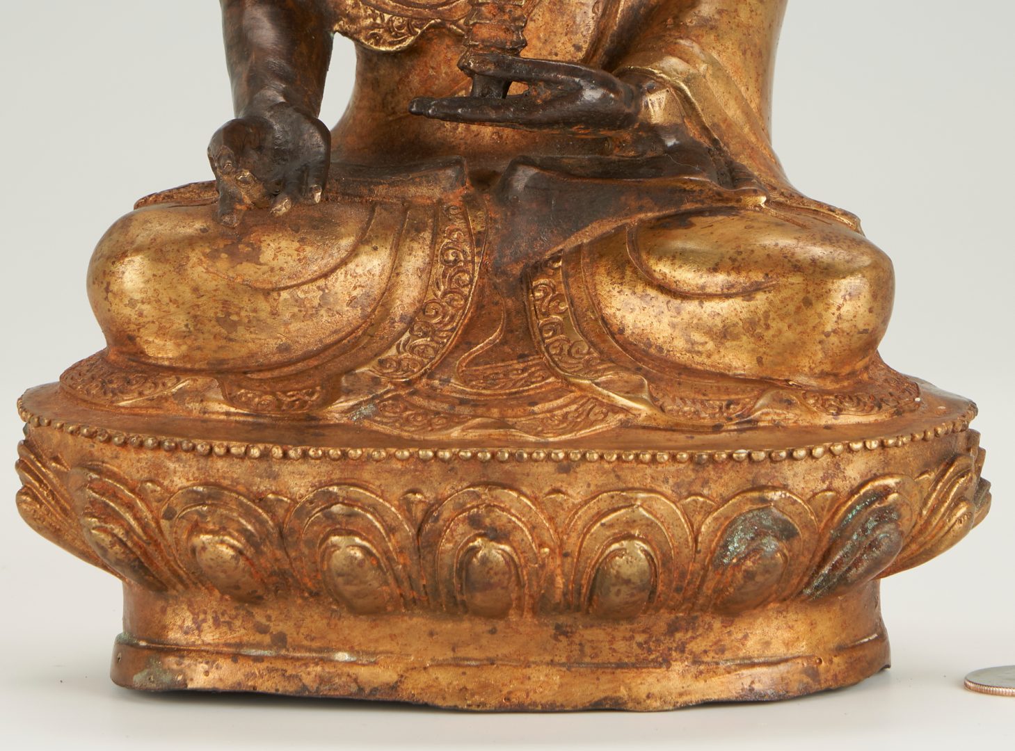 Lot 8: Chinese Gilt Bronze Buddha Figure