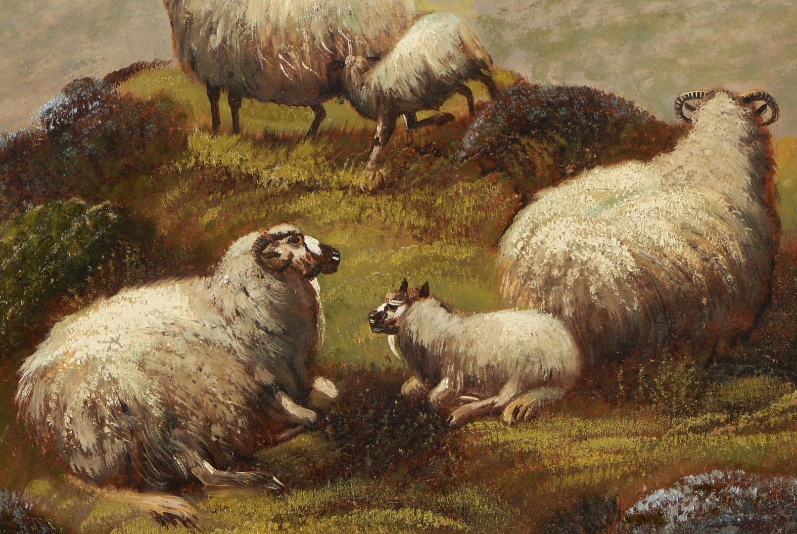 Lot 937: Exhibited John Shirley Fox O/B Pastoral Landscape Painting
