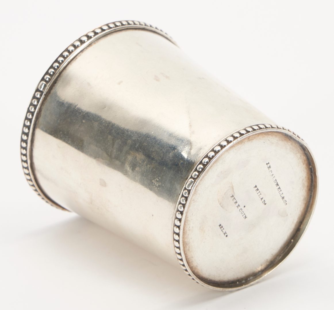 Lot 93: Agricultural Silver Julep Cup, poss. KY