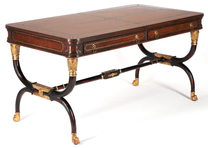 Lot 132: Maitland Smith French Empire Style Desk or Writing Table