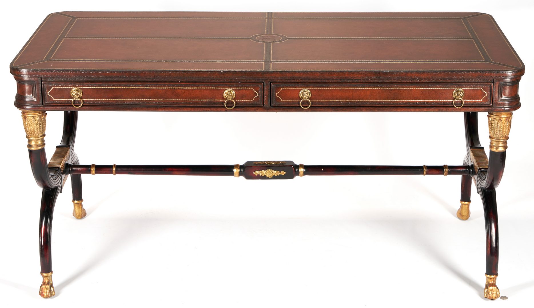 Lot 132: Maitland Smith French Empire Style Desk or Writing Table