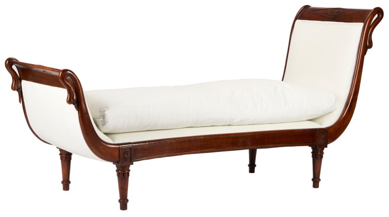 Lot 147: French Directoire Swan Recamier or Daybed