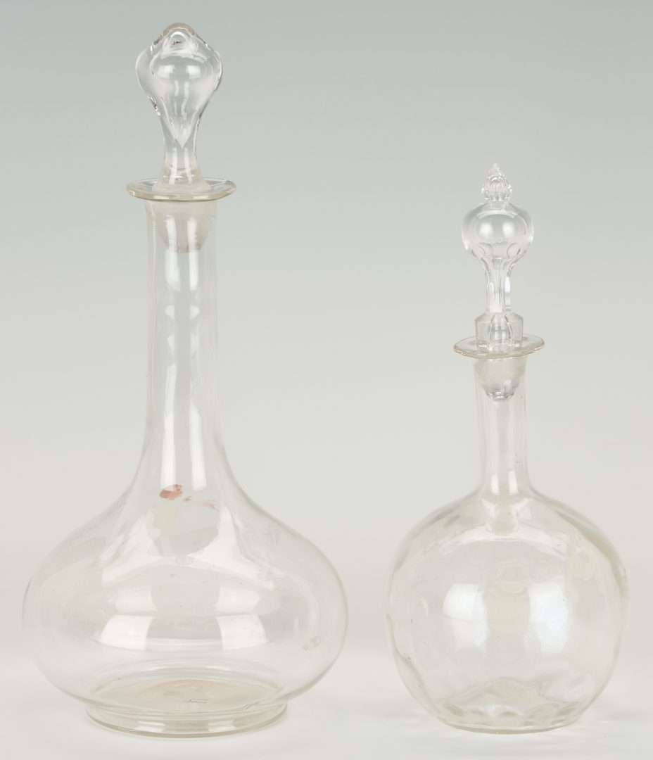 Lot 206: 11 Mary Gregory Glass Items, incl. Barber Bottles