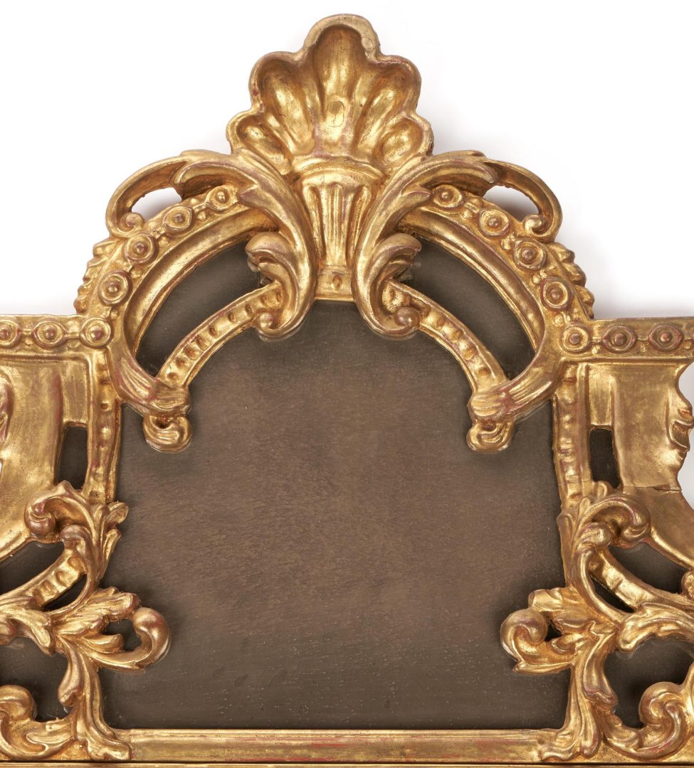 Lot 270: Baroque Transitional Style Giltwood Mirror
