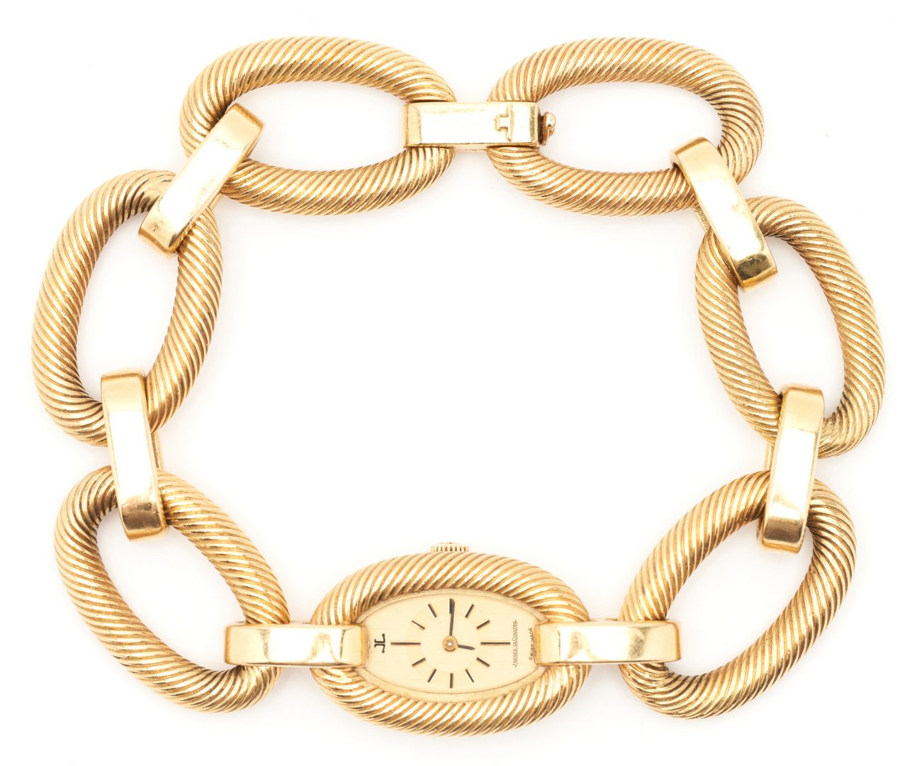 Lot 27: 18K Ladies Jaeger Lecoultre Bracelet Watch