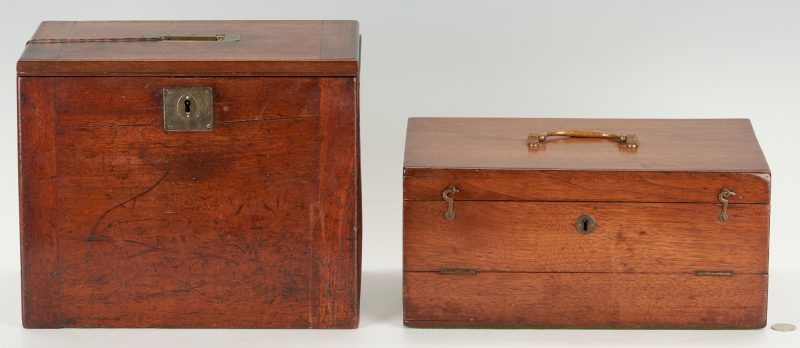 Lot 286: 2 Antique Collector's or Watchmaker's Boxes