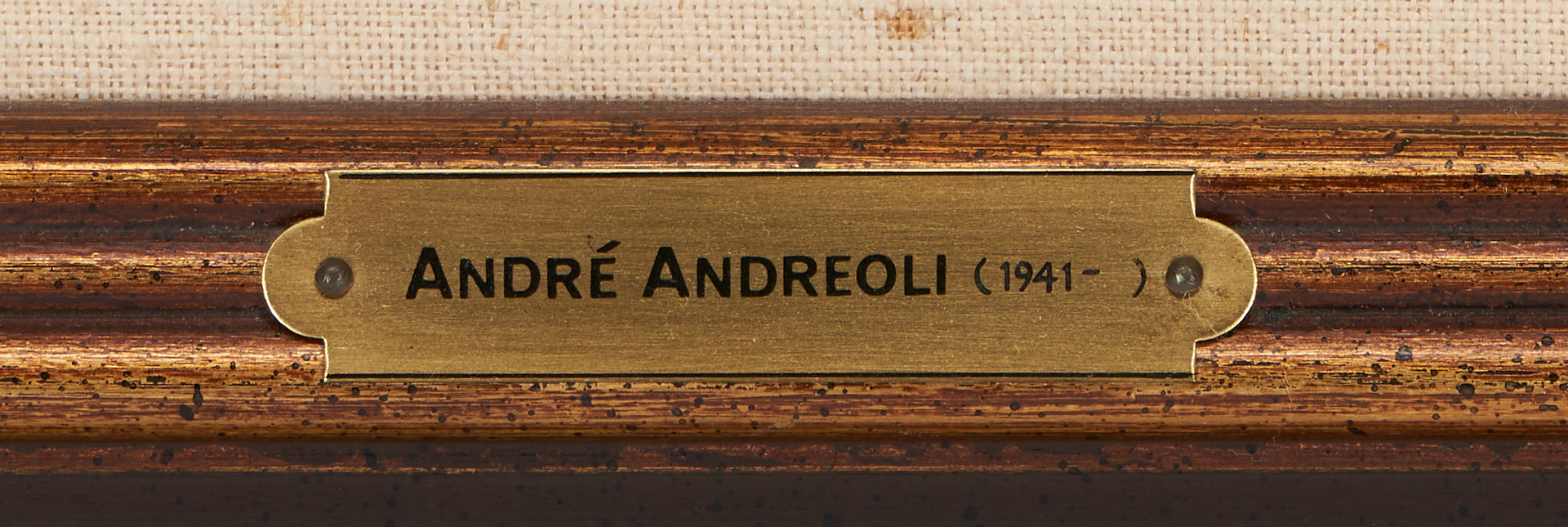 Lot 327: 2 Andre Andreoli O/C Paintings, Venetian Doorway Scenes