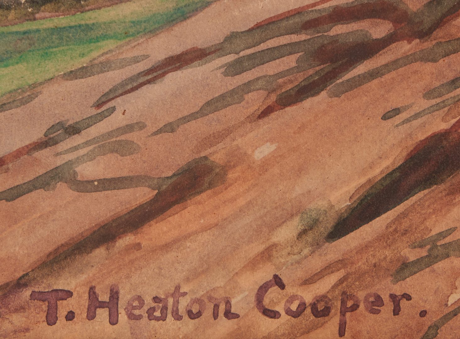 Lot 335: 2 American W/C Coastal Landscapes, J. Ralph Wilcox & T. Heaton Cooper