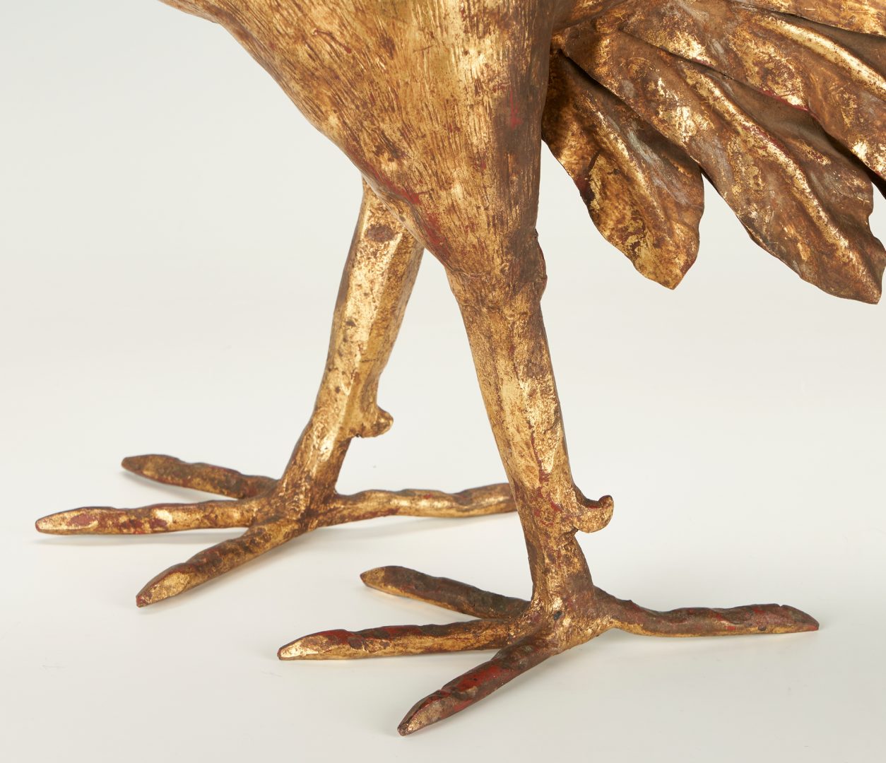 Lot 359: Italian Mid-Century Gilt Brass Rooster