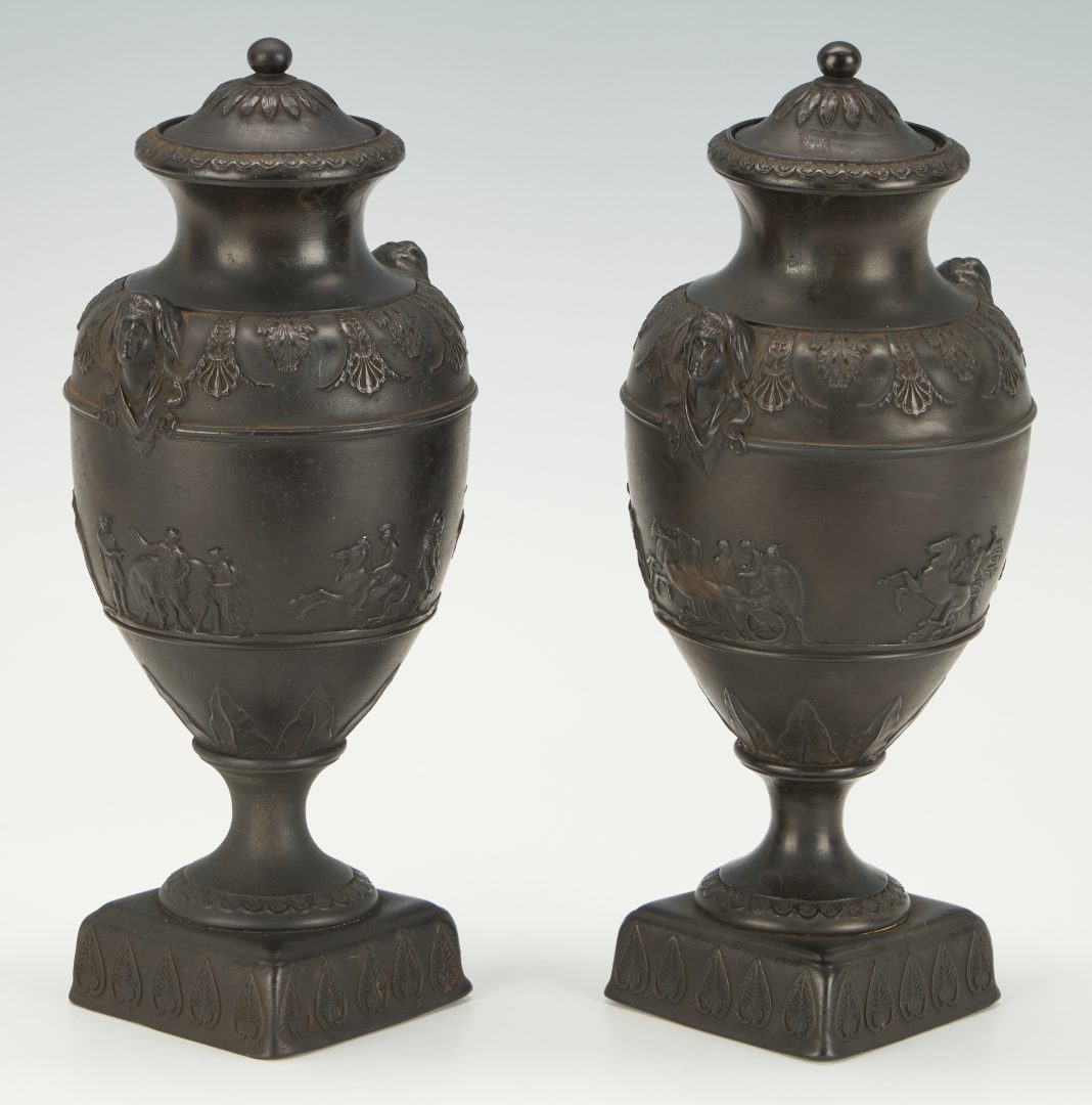 Lot 415: 54 British Ceramic Items, incl. Tassies, Vessels
