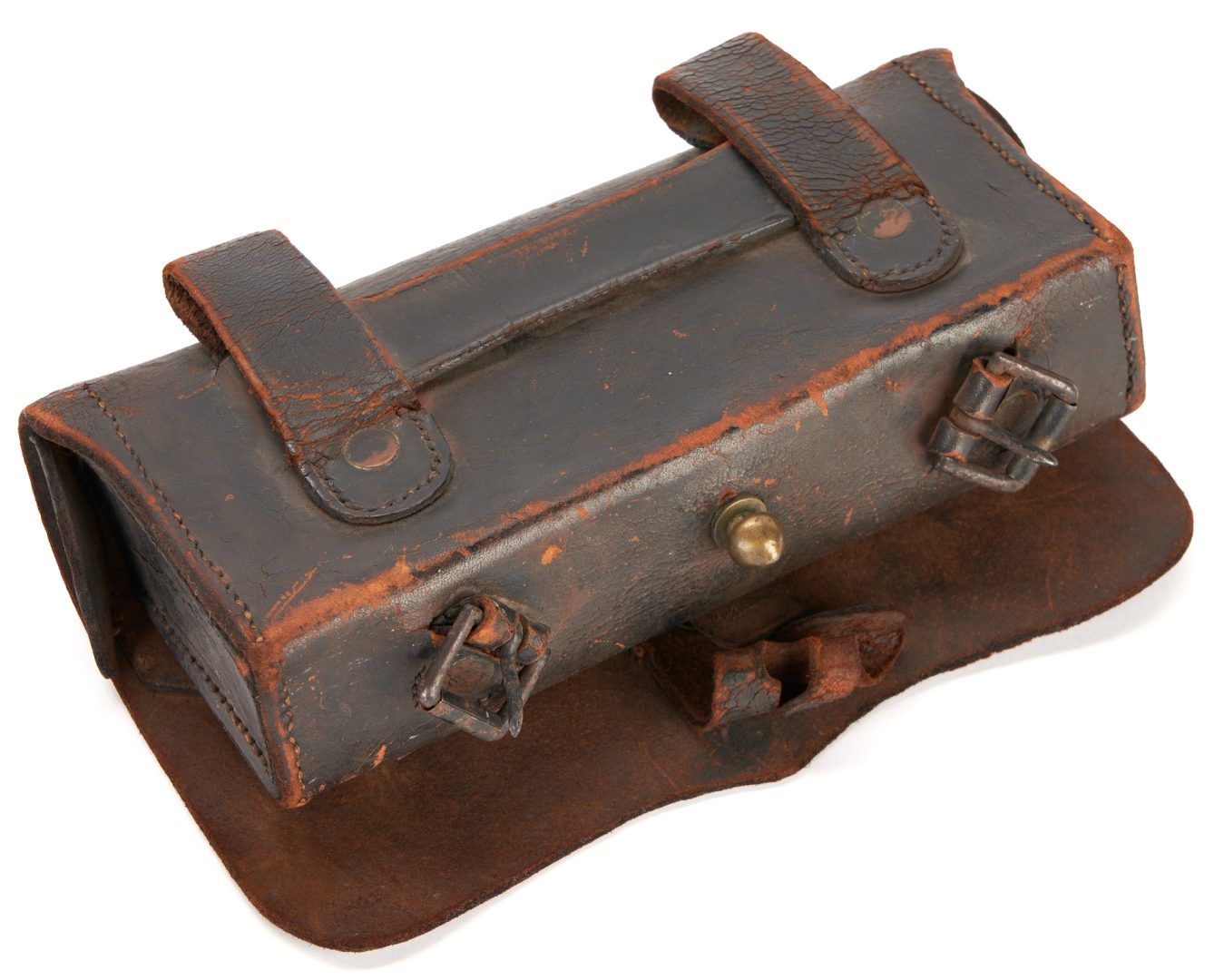 Lot 476: 6 Civil War & World War I items, incl. Pittman Cartridge Box