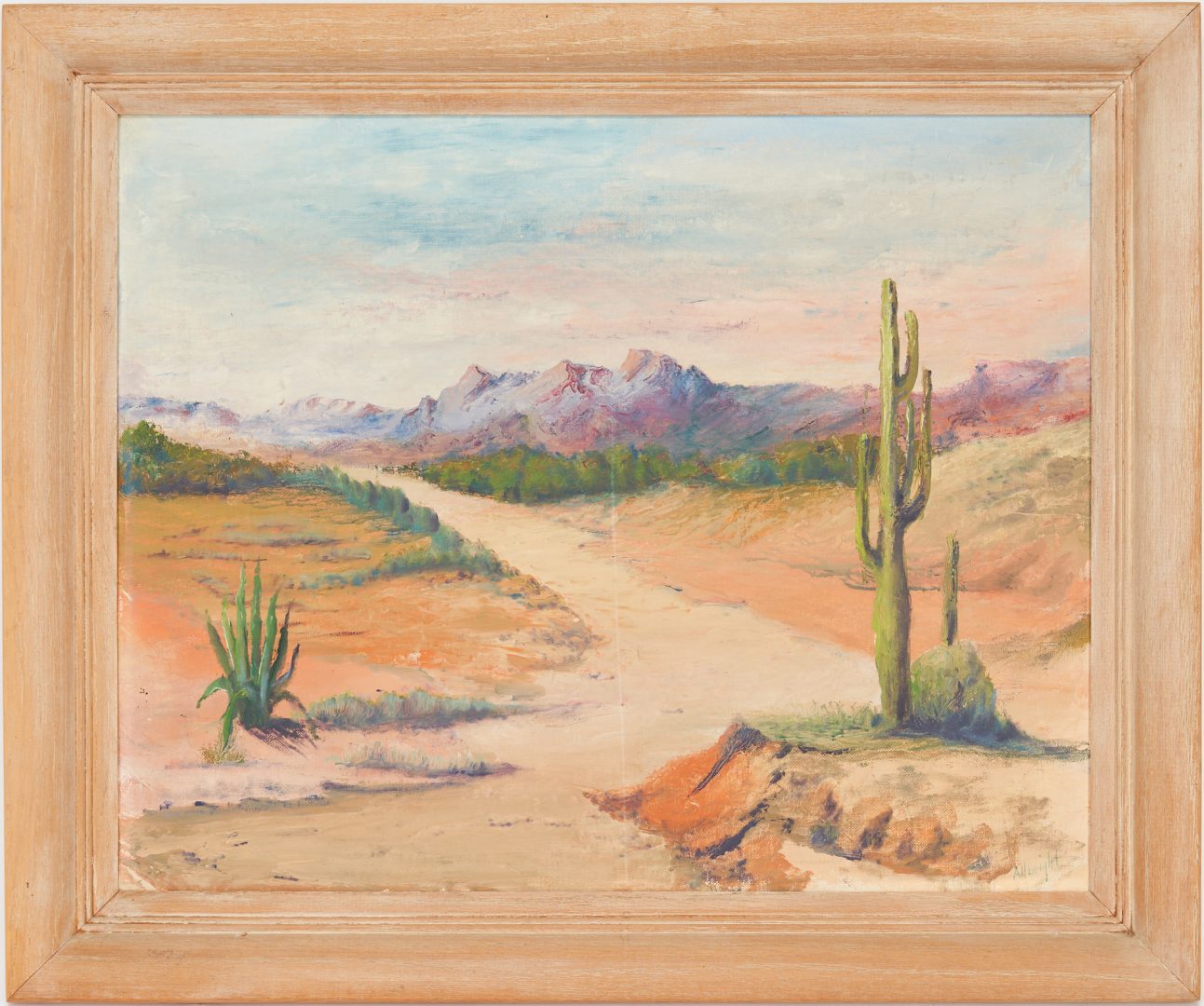 Lot 483: 3 American School O/B Paintings, Western Landscapes