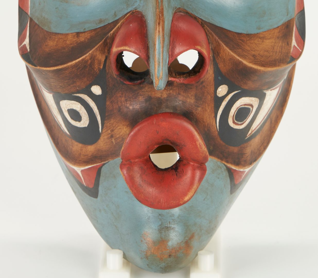 Lot 486: Ken Kidder, Native American Kwakiutl Tribal Mask plus Book