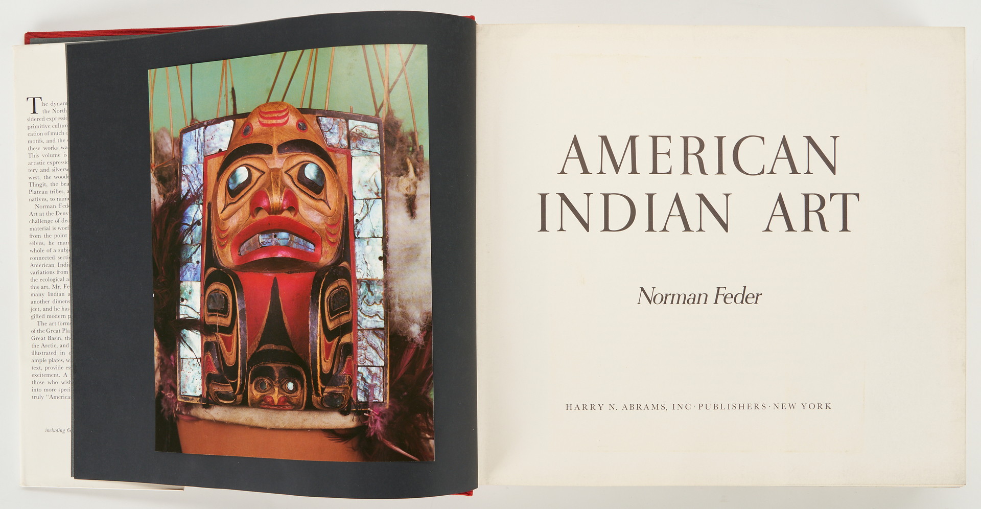 Lot 486: Ken Kidder, Native American Kwakiutl Tribal Mask plus Book
