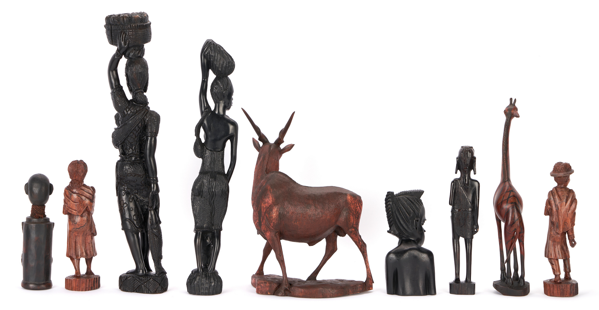 Lot 493: Collection of 32 Ethnographic Sculptures & Masks, mostly African