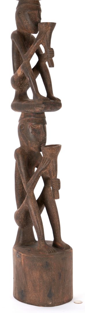 Lot 493: Collection of 32 Ethnographic Sculptures & Masks, mostly African