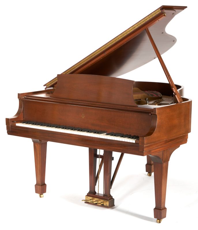 Lot 554: Steinway & Sons Model M Grand Piano, Mahogany Finish