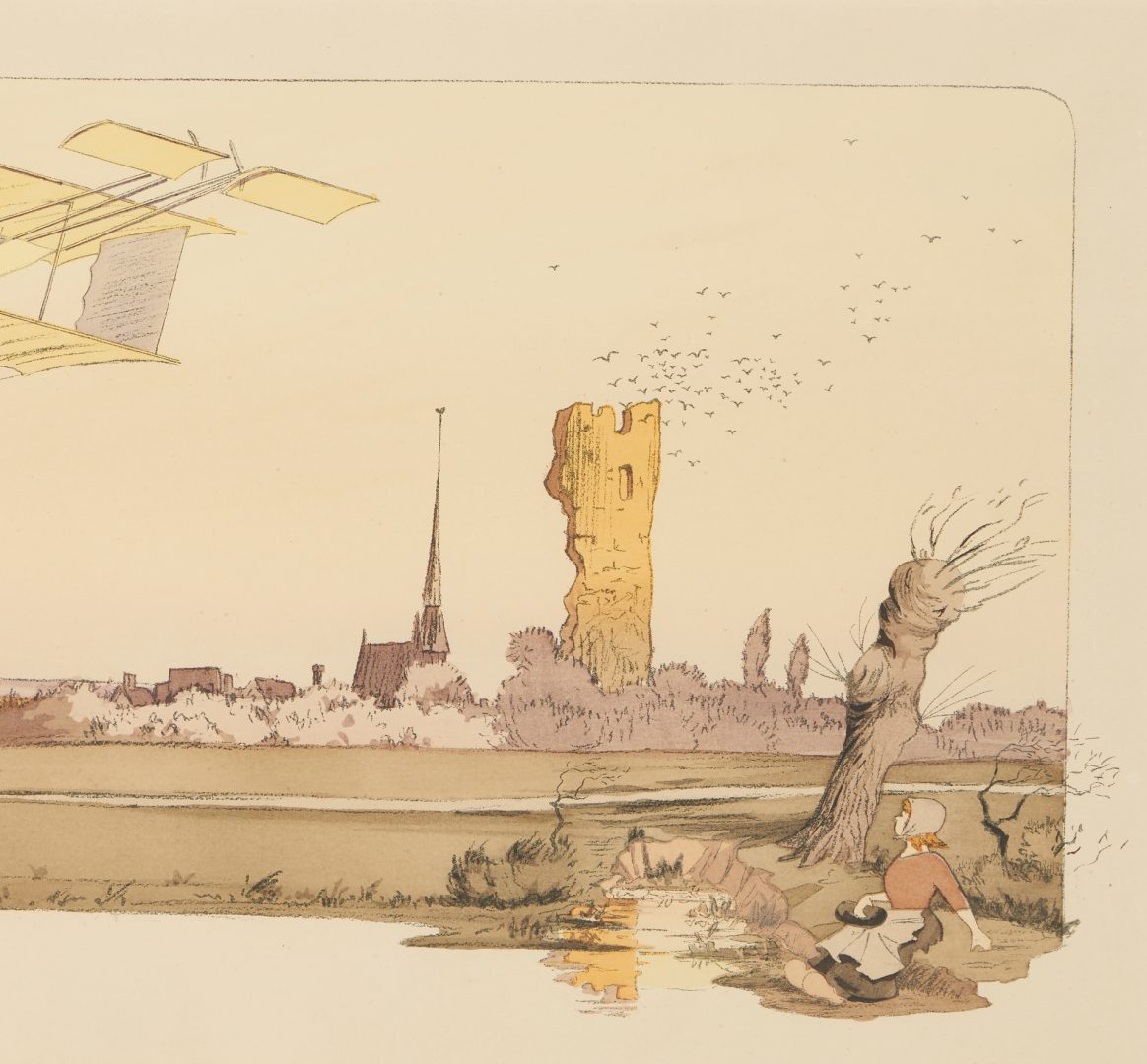 Lot 559: Gamy Montaut Lithograph, Voyage de Buc a Chartres