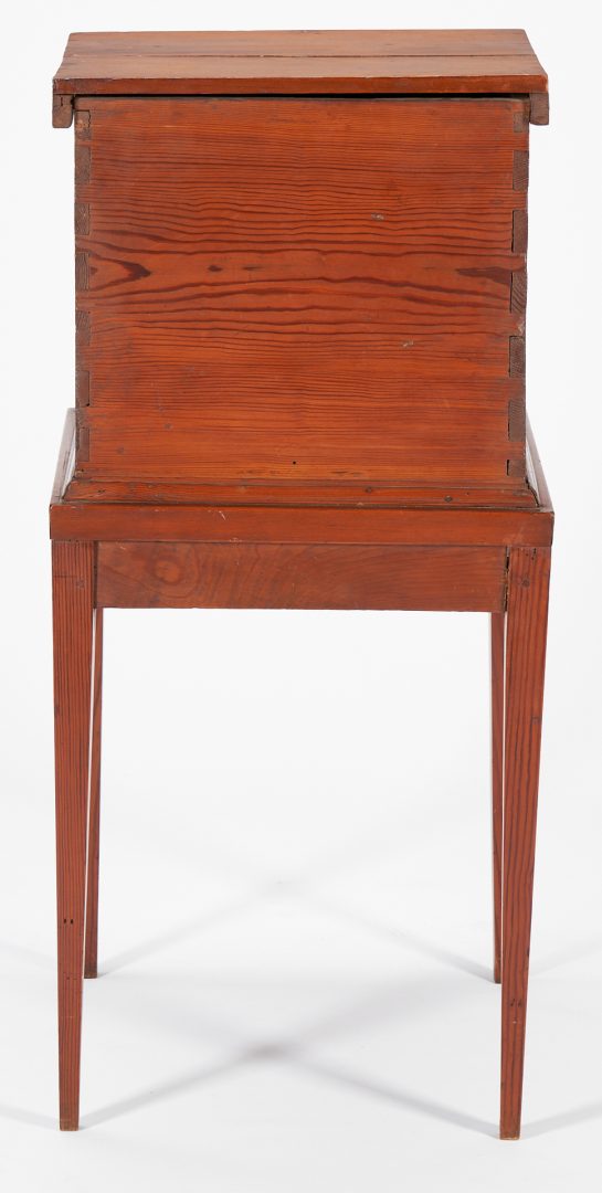 Lot 574: Southern Yellow Pine Cellarette, 19th and 20th century elements