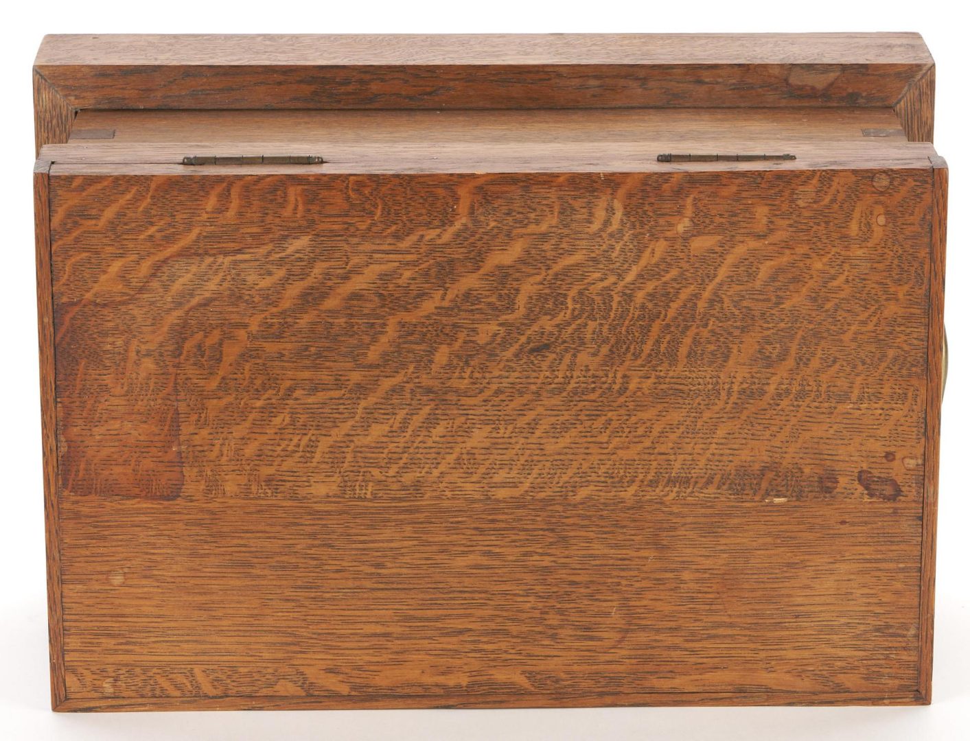 Lot 581: Antique Wooden Tool Caddy and Chest