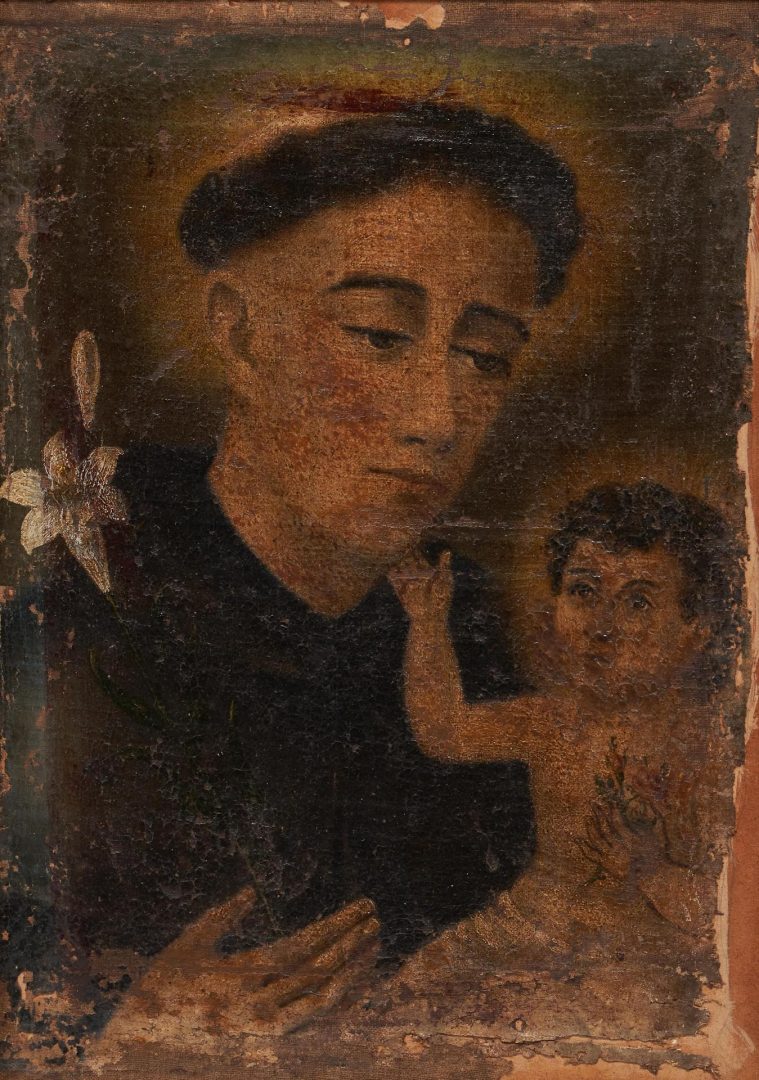 Lot 70: 2 Guatemalan School Religious Paintings